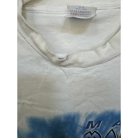 MARK MARTIN #6 NASCAR VTG Shirt Men L Distressed Double Sided Ford Roush - Picture 6 of 9